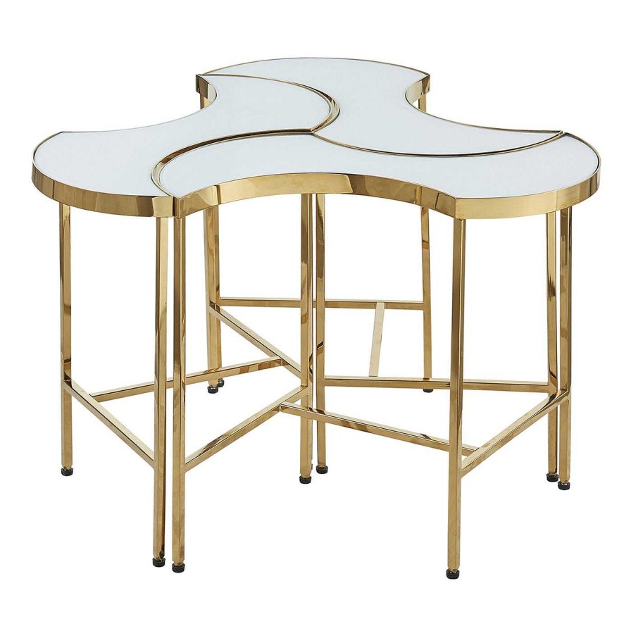 Mobilier Badari Tables Gigognes | Puzzle Set De 3 Tables Gigognes Marize X Badari