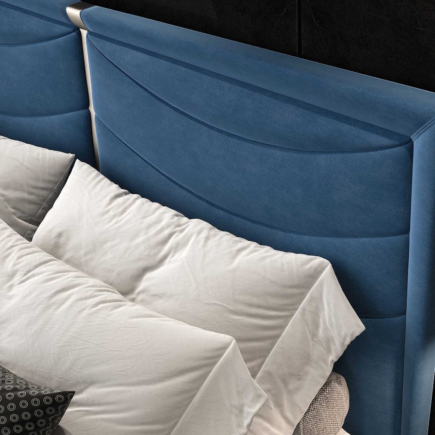 Mobilier Alberto & Mario Ghezzani Lits | Deseo Blue Double Bed