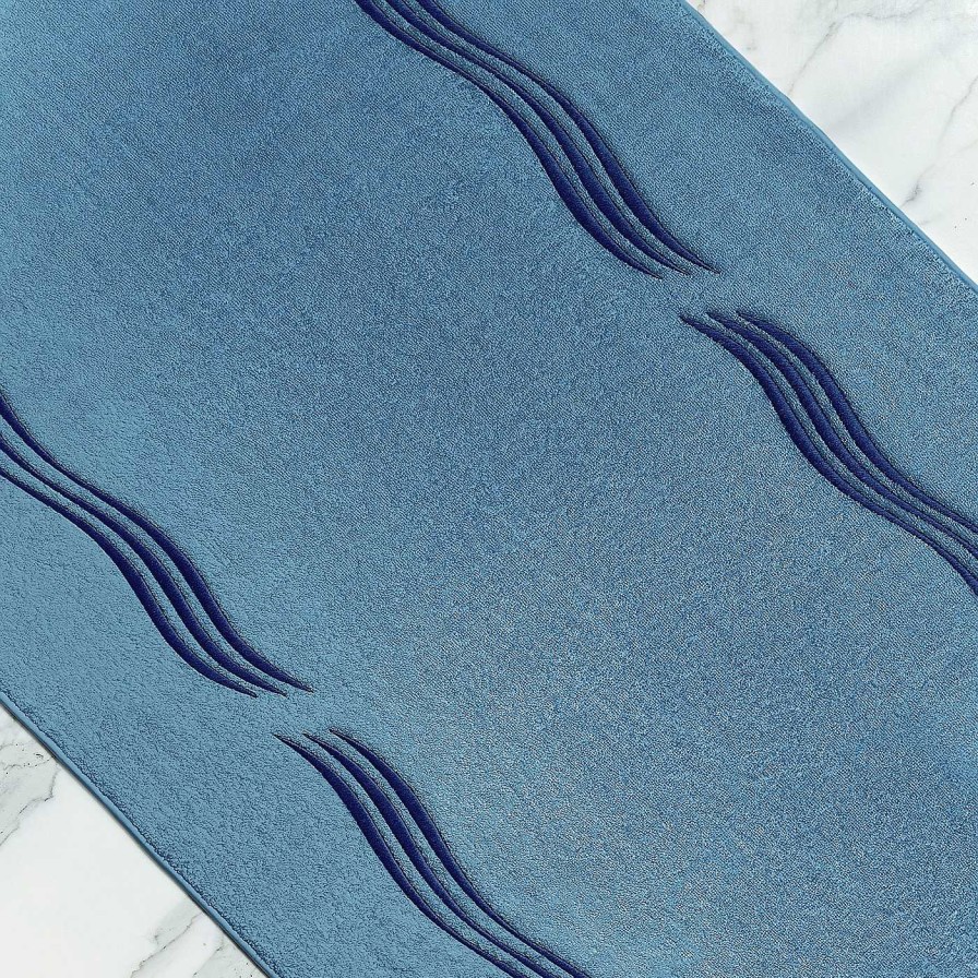 Decoration Verderoccia Linge De Bain | Tuffo Assisi & China Blue - Tapis De Bain