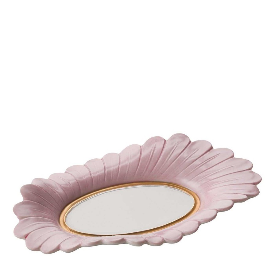 Arts De La Table Cattin Porcellane Plats De Service Pour Hors-D'Oeuvres | Assiette Laterale Deasy Rose