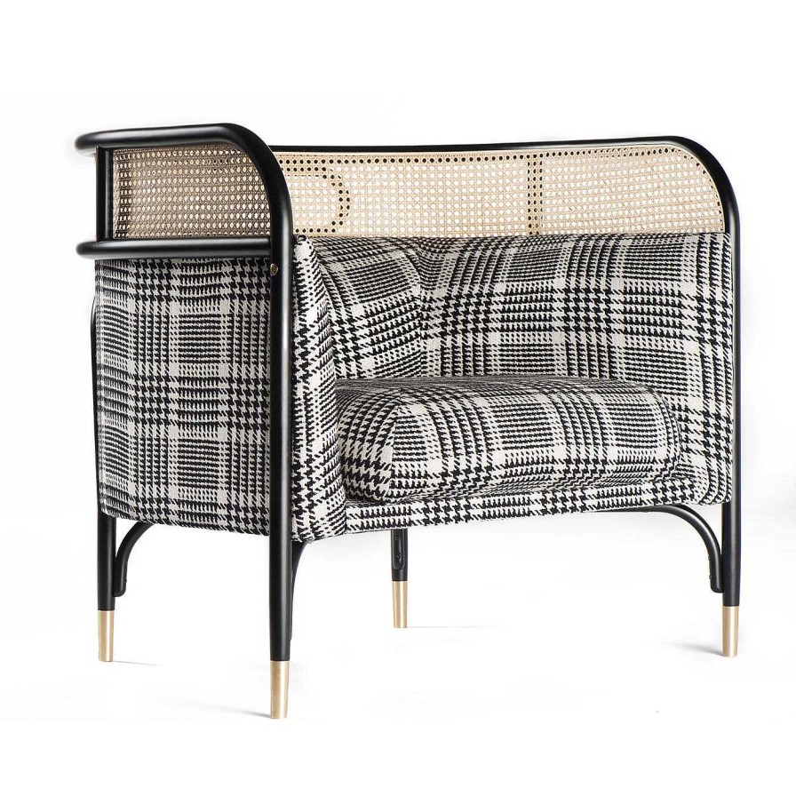 Mobilier Gebrüder Thonet Vienna GmbH (GTV) – Wiener GTV Design Chaises Longues | Chaise Longue Targa En Tartan Par Gamfratesi