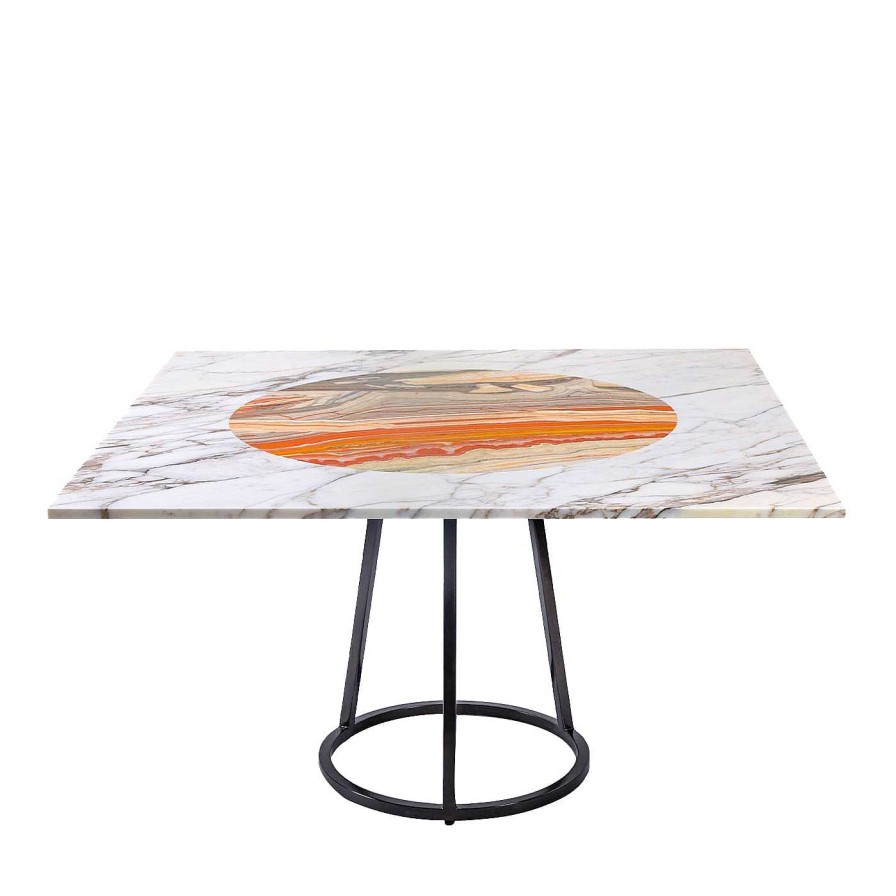 Mobilier Budri Tables De Salles A Manger | Table Carree Polychrome Pantheon De Maarten De Ceulaer