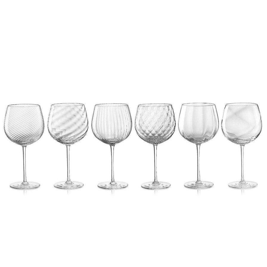 Arts De La Table NasonMoretti Verres A Vin | Tolomeo Rigadin Verre A Vin Rouge Transparent