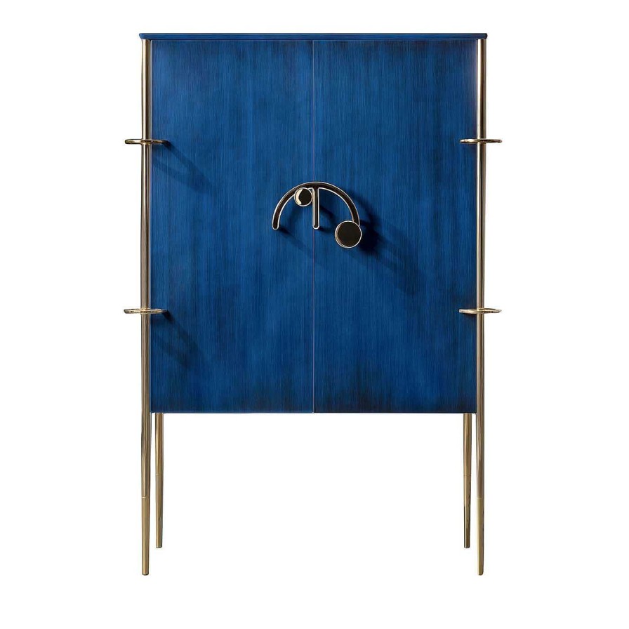 Mobilier Exto Armoires | Cabinet D'Horlogerie Bleu De Lanzavecchia+Wai