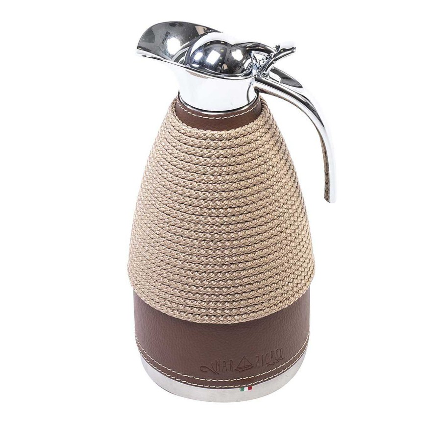 Arts De La Table Marricreo Theieres Et Cafetieres | Grand Thermos En Acier Beige