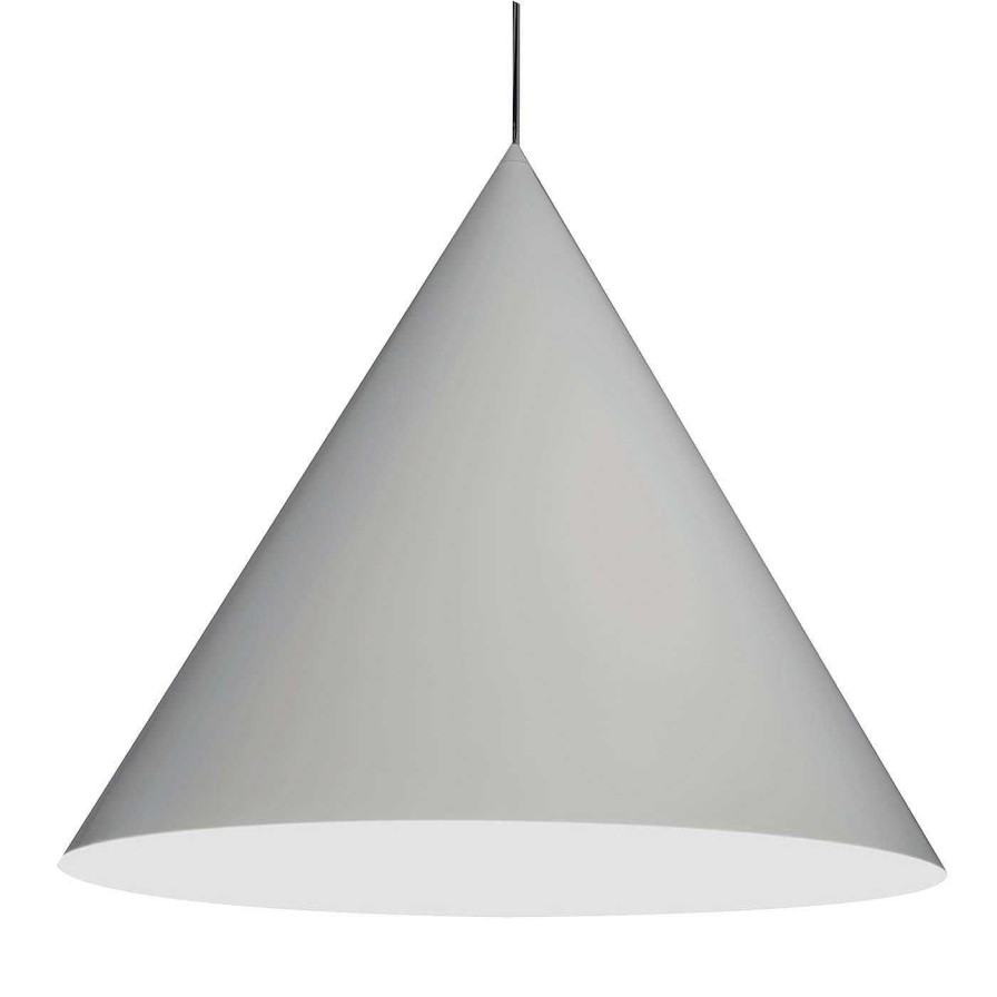 Eclairage Firmamento Milano Suspensions | Lampe A Suspension Cono White By Carlo Guglielmi