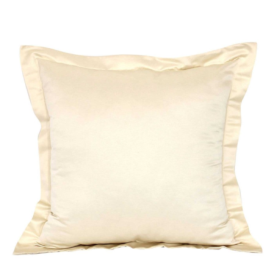 Decoration Domus Coussins | Lot De 2 Grands Coussins Creme