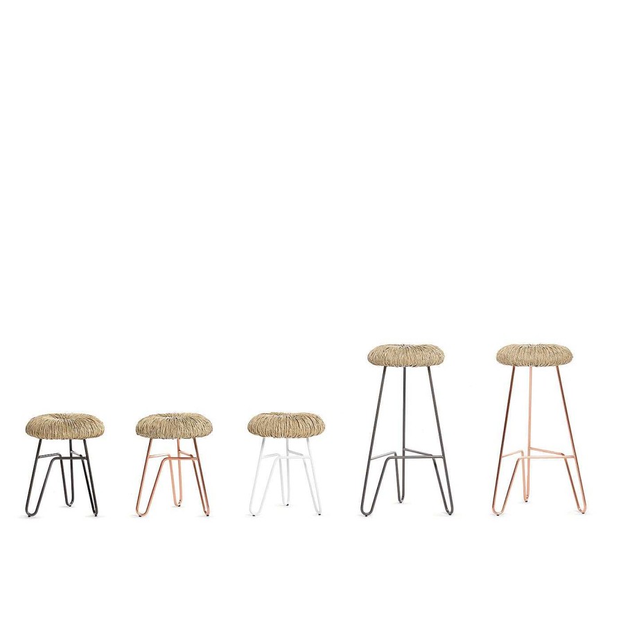 Mobilier Mogg Tabourets | Donut Small White Stool By Alessandra Baldereschi