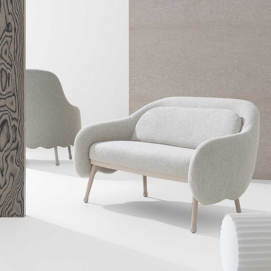 Mobilier Billiani 1911 Canapes | Canape Corolla 273 Blanc Par Cristina Celestino