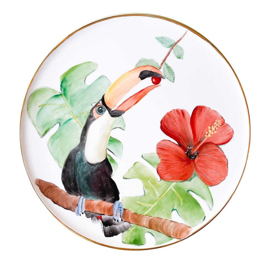 Arts De La Table Elena Satta Assiettes De Presentation | Avis Tucano Assiette Large Polychrome