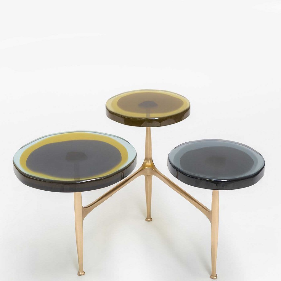 Mobilier Draga & Aurel Tables Gigognes | Table Basse Triple Agatha #3