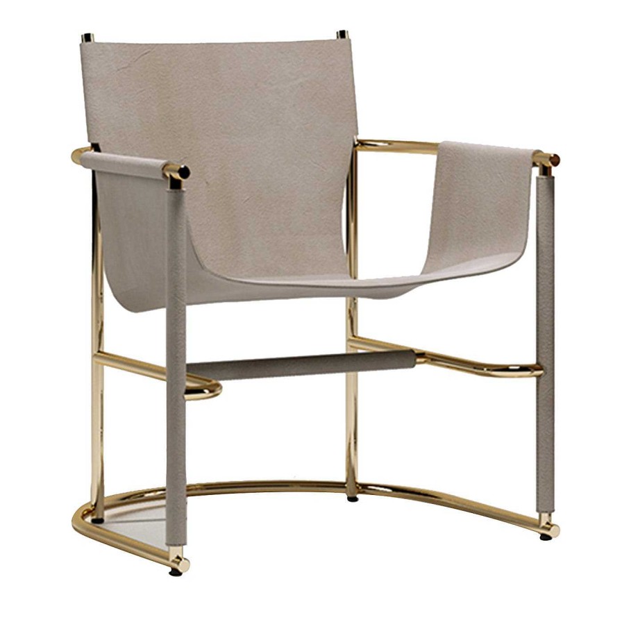 Mobilier Paolo Castelli Chaises Longues | Chaise Longue U Or Poli