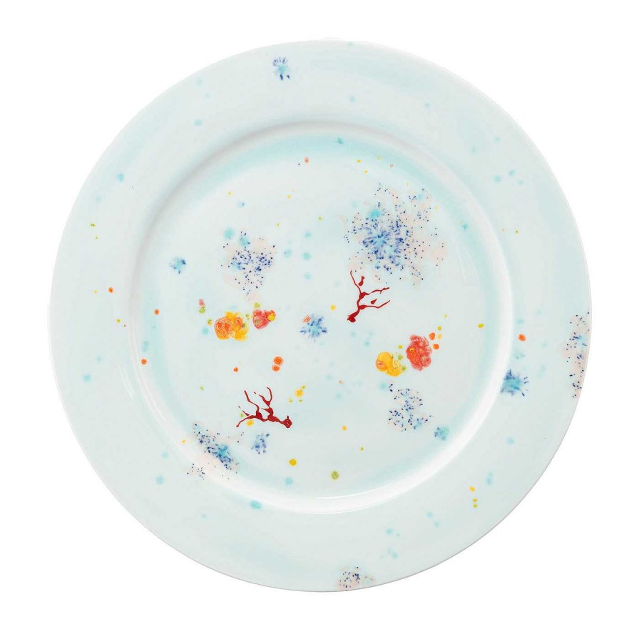 Arts De La Table Coralla Maiuri Plats De Service | Assiette De Presentation Blue Seabed