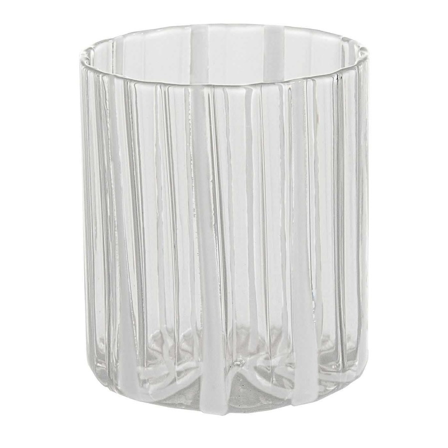 Arts De La Table Tuttoattaccato Verres Et Gobelets | Loos - Gobelet A Rayures Blanches