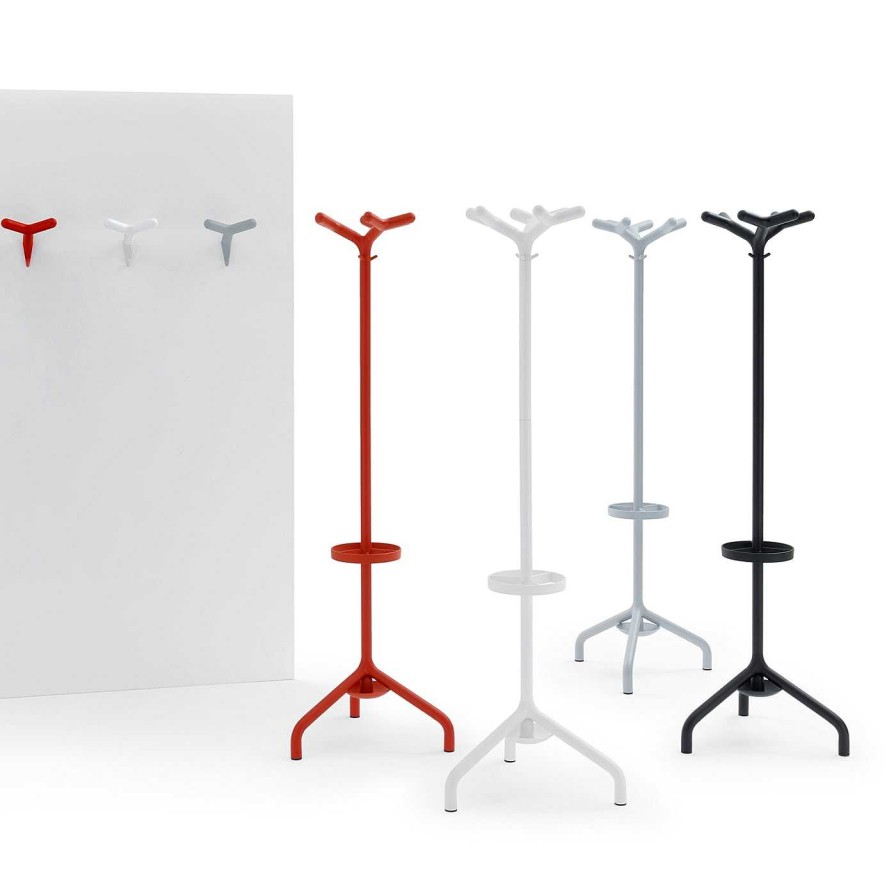 Mobilier Viganò & C. Porte-Manteaux | Stilo Red Coat Stand By Basaglia + Rota Nodari