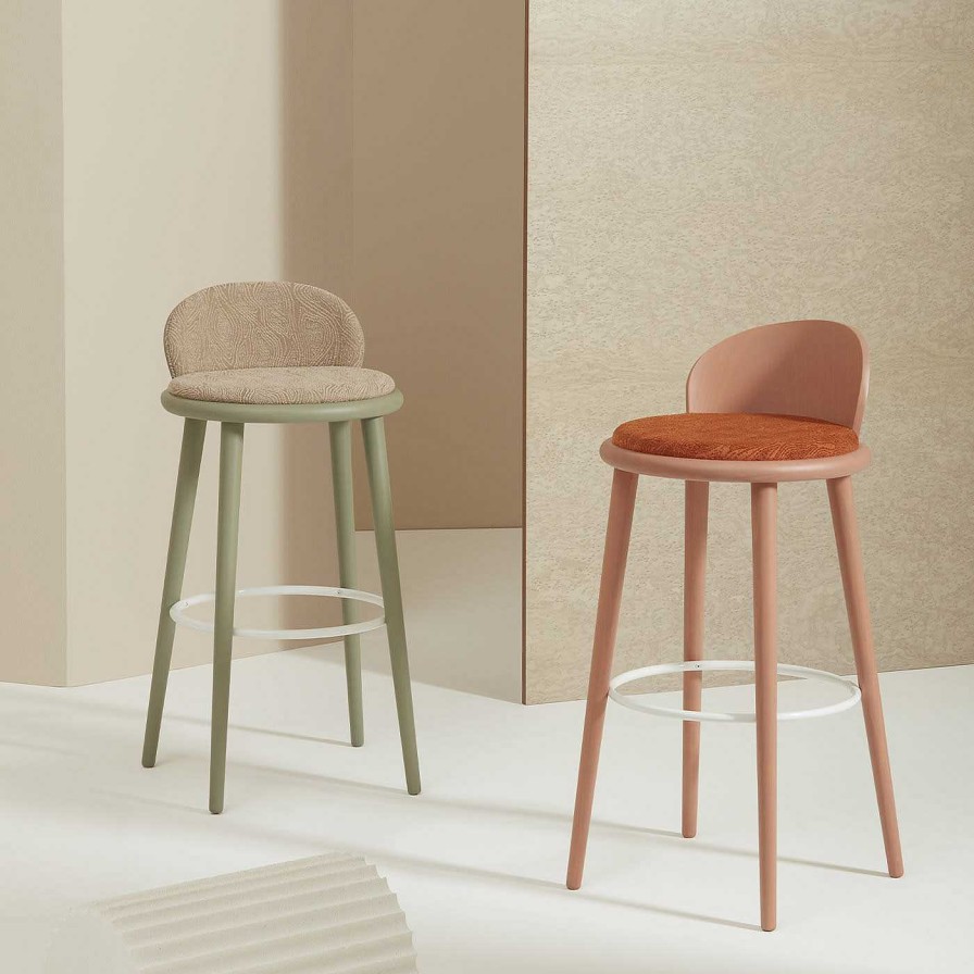 Mobilier Billiani 1911 Tabourets De Bar | Veretta 929 Tabouret Vert Par Cristina Celestino