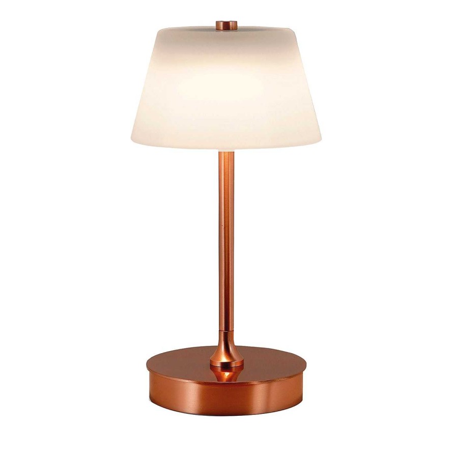 Eclairage Estro Lampes Portables | Lampe A Poser En Cuivre Lumetto De Stefano Tabarin