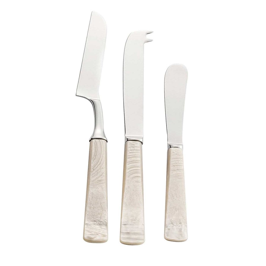 Arts De La Table Ashanti Couteaux De Cuisine | Atlas Set De 3 Couteaux A Fromage