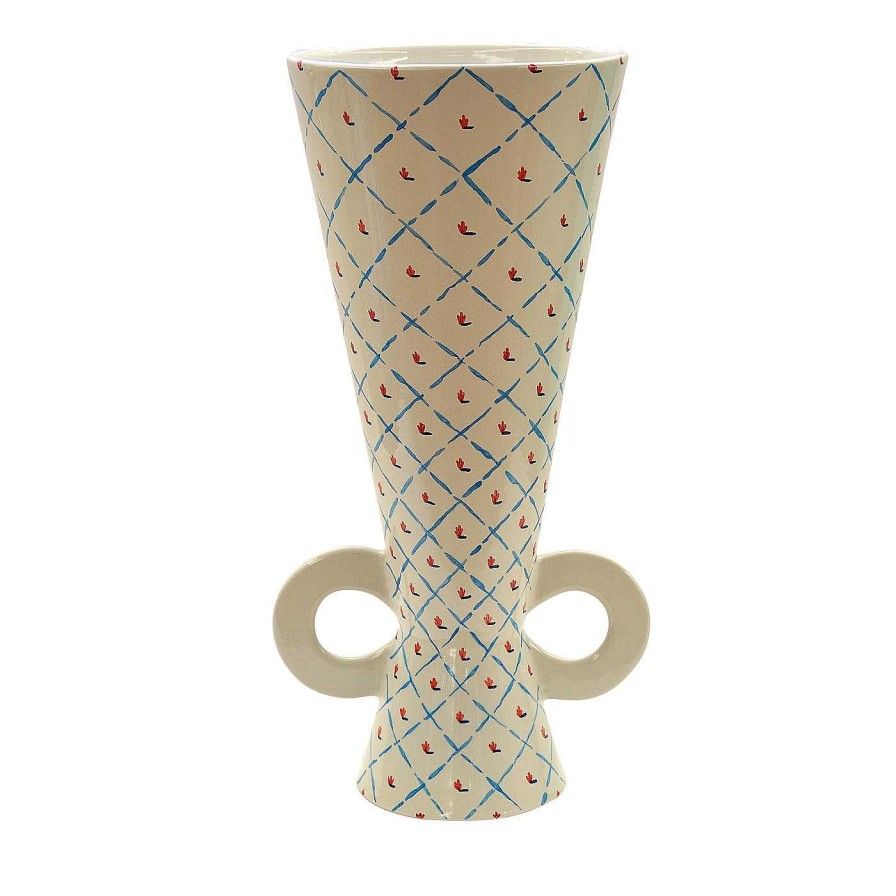 Art Ceramica Gatti 1928 | Grand Vase Blanc Par Ugo La Pietra