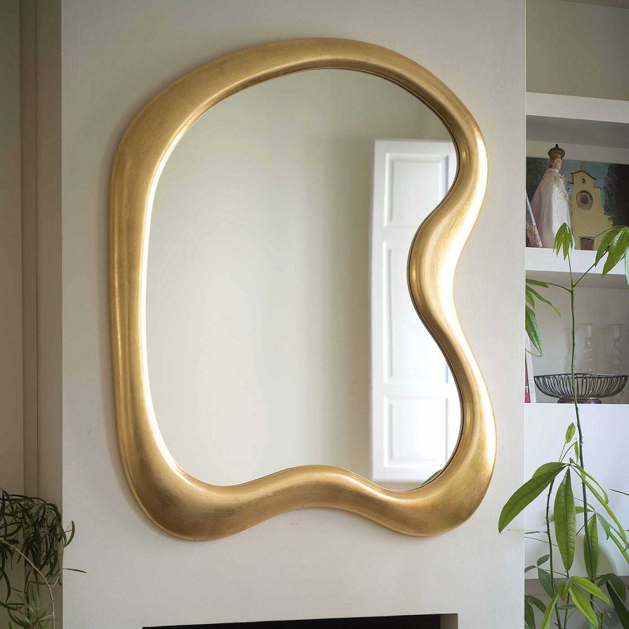 Decoration Spini Firenze Miroirs Muraux | Miroir Bi Gold