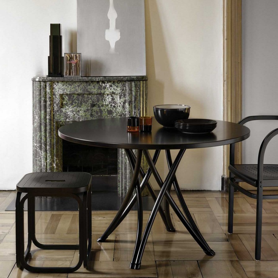 Mobilier Gebrüder Thonet Vienna GmbH (GTV) – Wiener GTV Design Tables De Bistrot | Table De Bistrot Rehbeintisch Par Gebruder Thonet