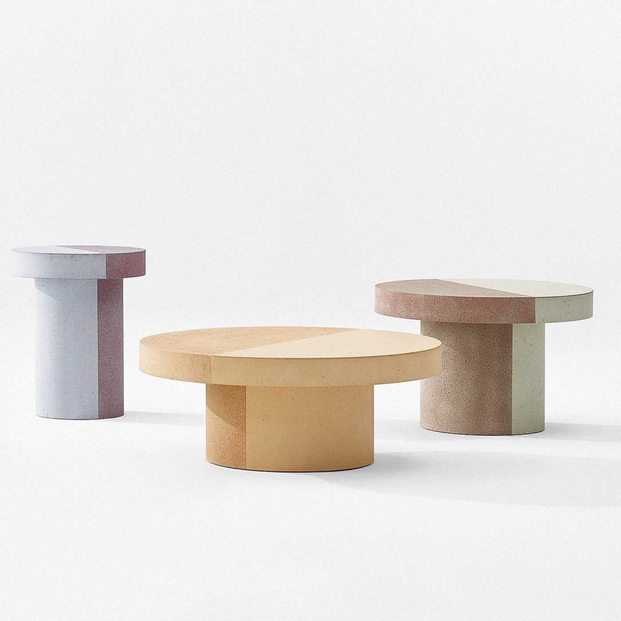 Mobilier Cimento Tables A Cafe | Table Basse Frari #1 Par Patricia Uquiola