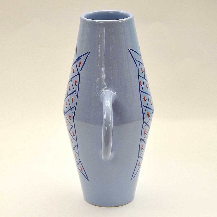 Art Ceramica Gatti 1928 | Vase Bleu Clair D'Ugo La Pietra