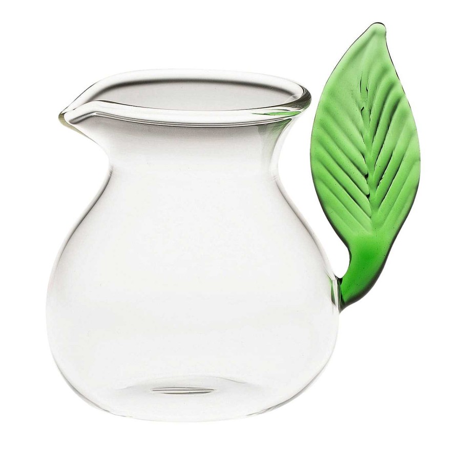 Arts De La Table Casarialto Sucriers Et Pots A Lait | Pot A Lait A Feuilles Vertes