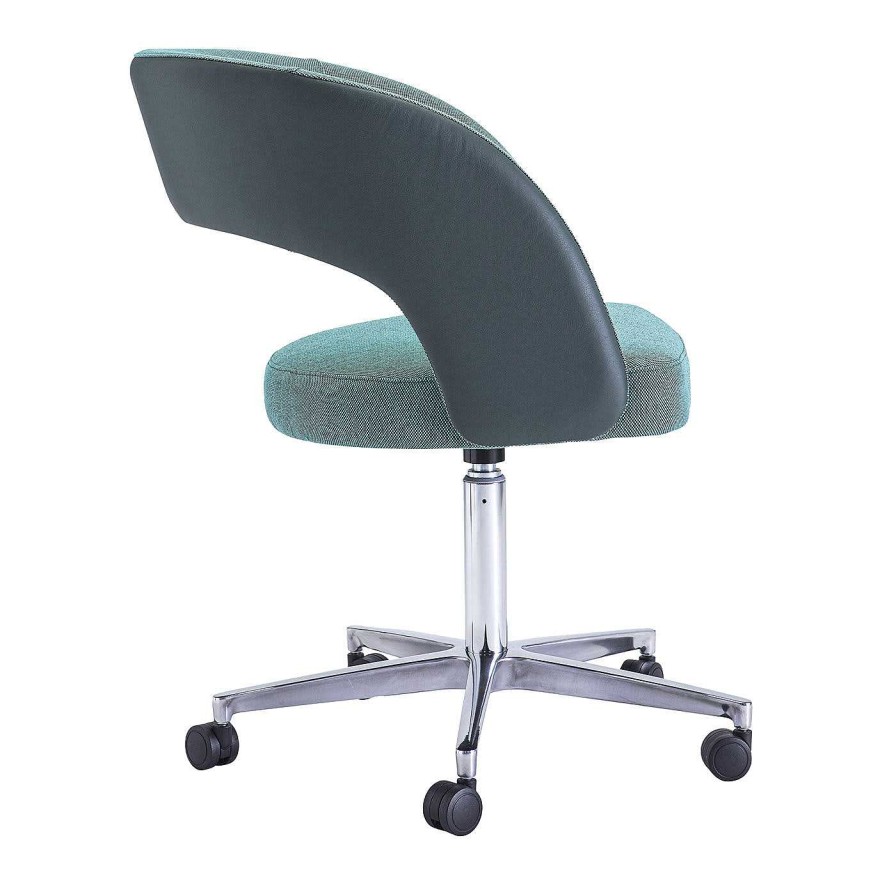 Mobilier Livoni 1895 Chaises De Bureau | Fauteuil Pivotant Ring Light Blue