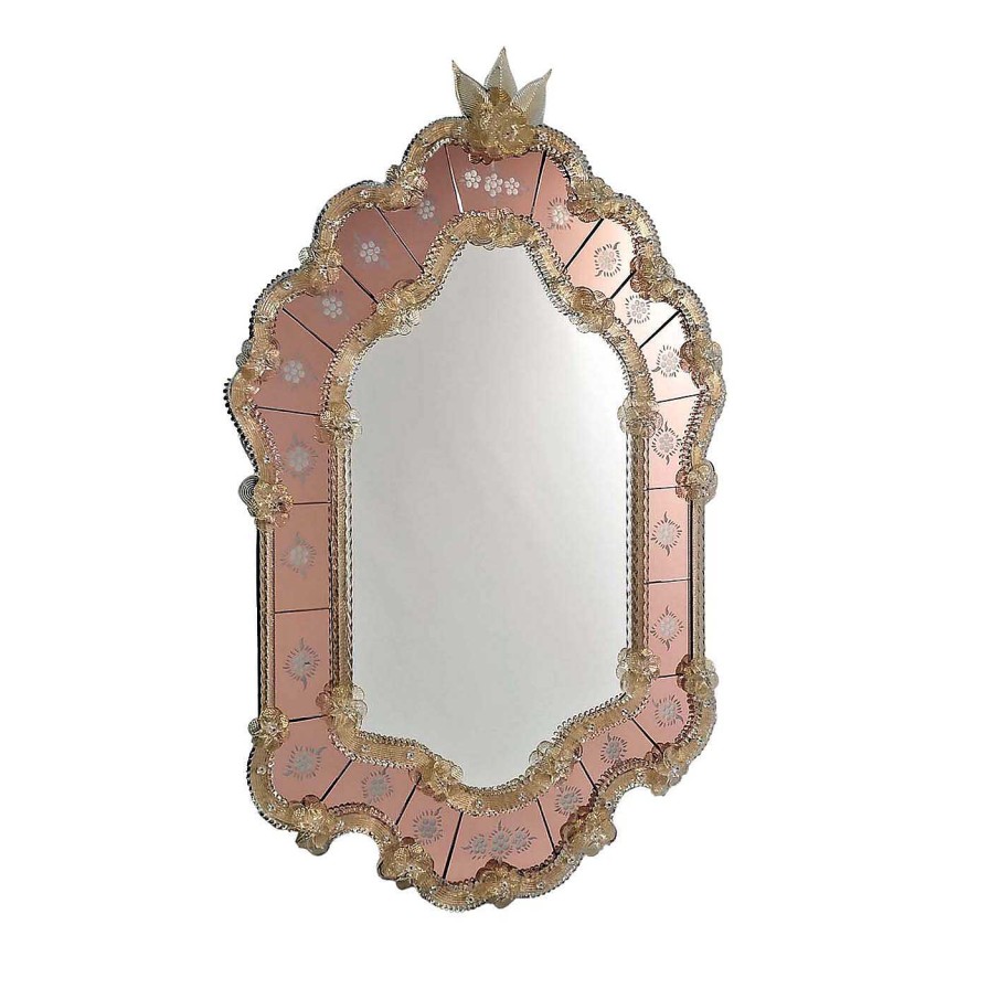 Decoration Fratelli Tosi Miroirs Muraux | Miroir Navagero En Verre De Murano