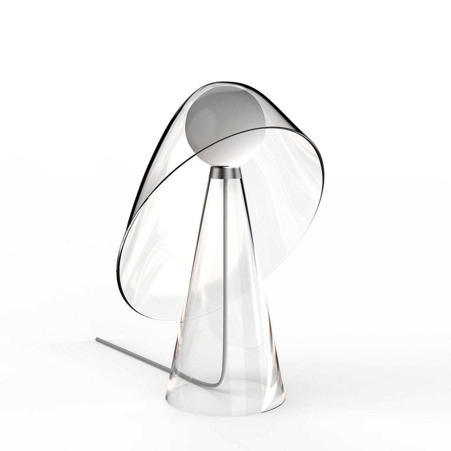 Eclairage Mason Editions Lampes De Table | Lampe De Table Transparente Mademoiselle Par Quaglio Simonelli