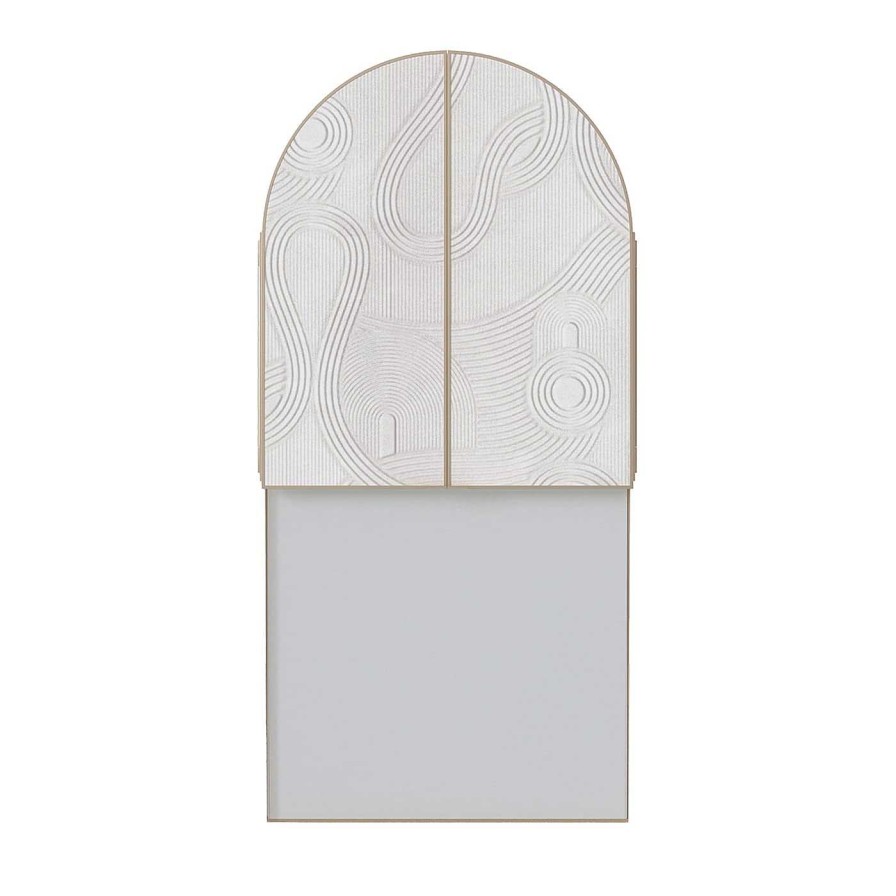 Decoration Devon&Devon Miroirs Psyches | Miroir Triptyque Zen Blanc