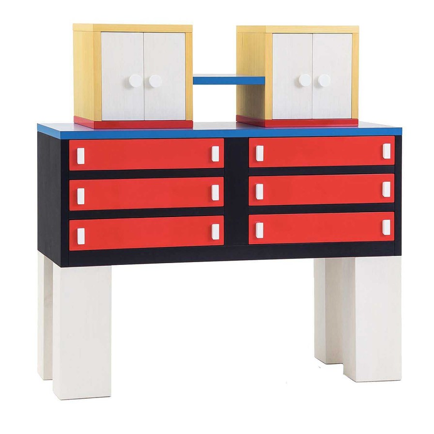 Mobilier Memphis Commodes | Commode Avec Placards Granito De Nathalie Du Pasquier - Post Design