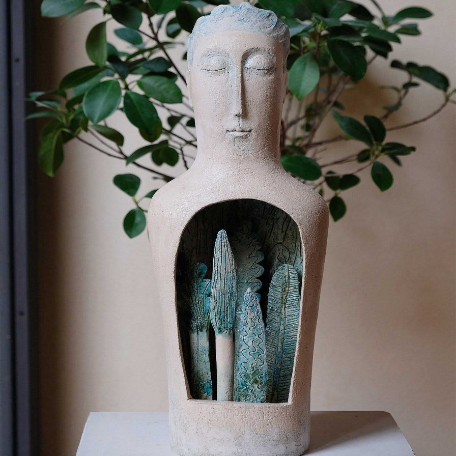 Decoration Michele Fabbricatore Figurines | Sculpture Du Jardin Interieur