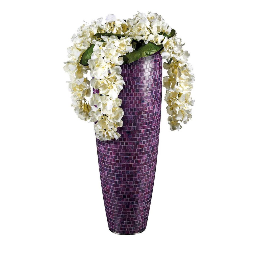 Mobilier VGnewtrend Autre Mobilier D'Exterieur | Arrangement Floral Oslo Purple Mosaic