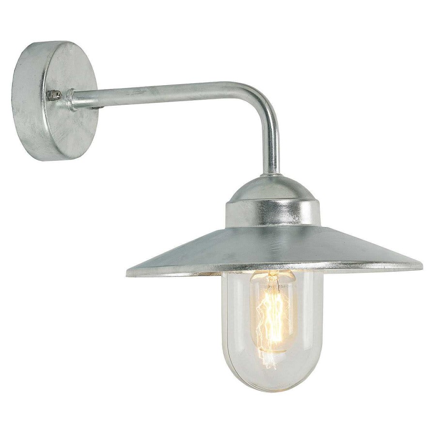 Eclairage Norlys Appliques D'Exterieur | Lampe Murale Galvanisee Vansbro