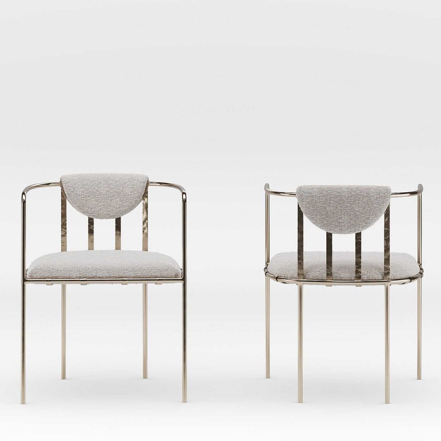 Mobilier Dante Negro Chaises Et Tabourets D'Exterieur | Chaise Blanche Dolmen Par Margherita Rui