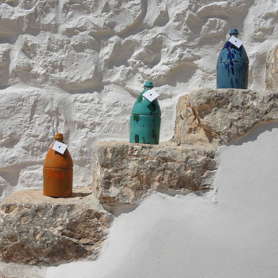 Decoration Carola fra i Trulli Bougeoirs Et Chandeliers | Bougeoir Bleu Trullo