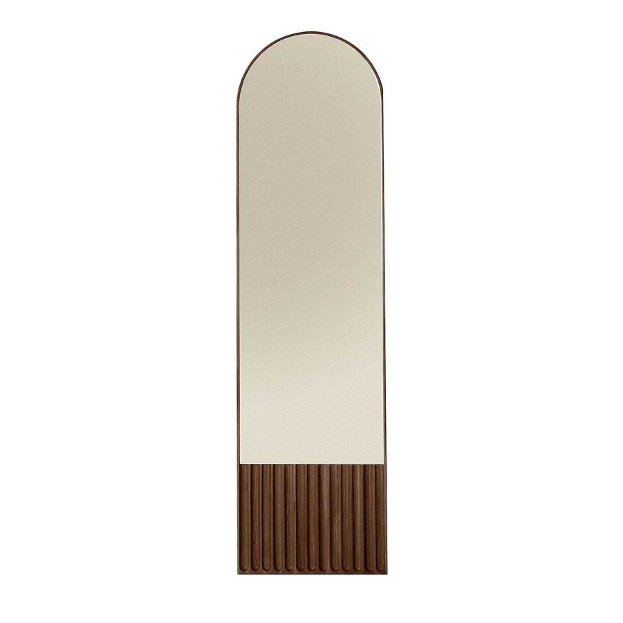 Decoration Dale Italia Miroirs Psyches | Tutto Sesto Miroir Rond En Frene Brun