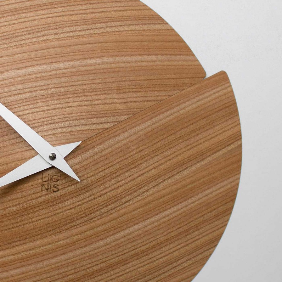 Decoration Lignis Horloges | Horloge Murale Vulcano Nude Elm