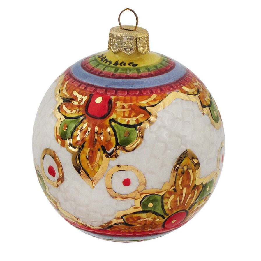 Decoration Sambuco Decorations De Vacances | Ornement Boule De Noel Rouge Et Or