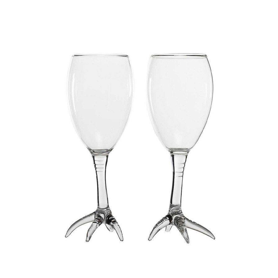 Arts De La Table Simone Crestani Verres A Vin | Lot De Deux Verres A Vin Gajna Bird