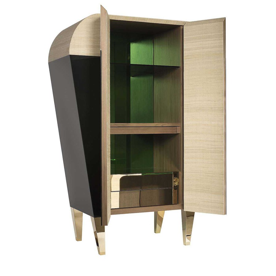 Mobilier Aliprandi Valentino Design Bars | 01.03 Collection Cabinet De Bar Vert