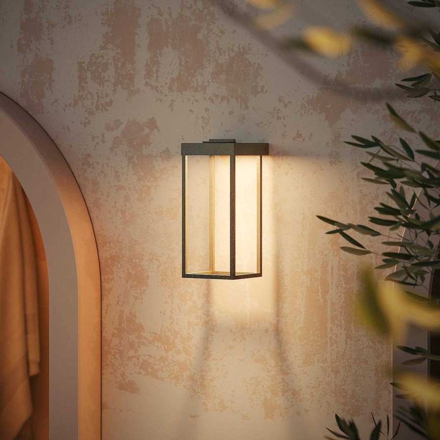 Eclairage Il Fanale Appliques D'Exterieur | Lanterne Slim Brass Outdoor Wall Lamp