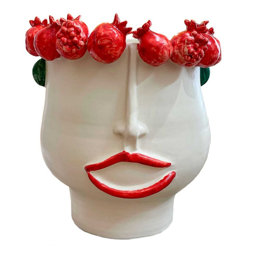 Decoration Patrizia Italiano Vases Figuratifs | Stefanina Picker De Pomegranate Sculpture