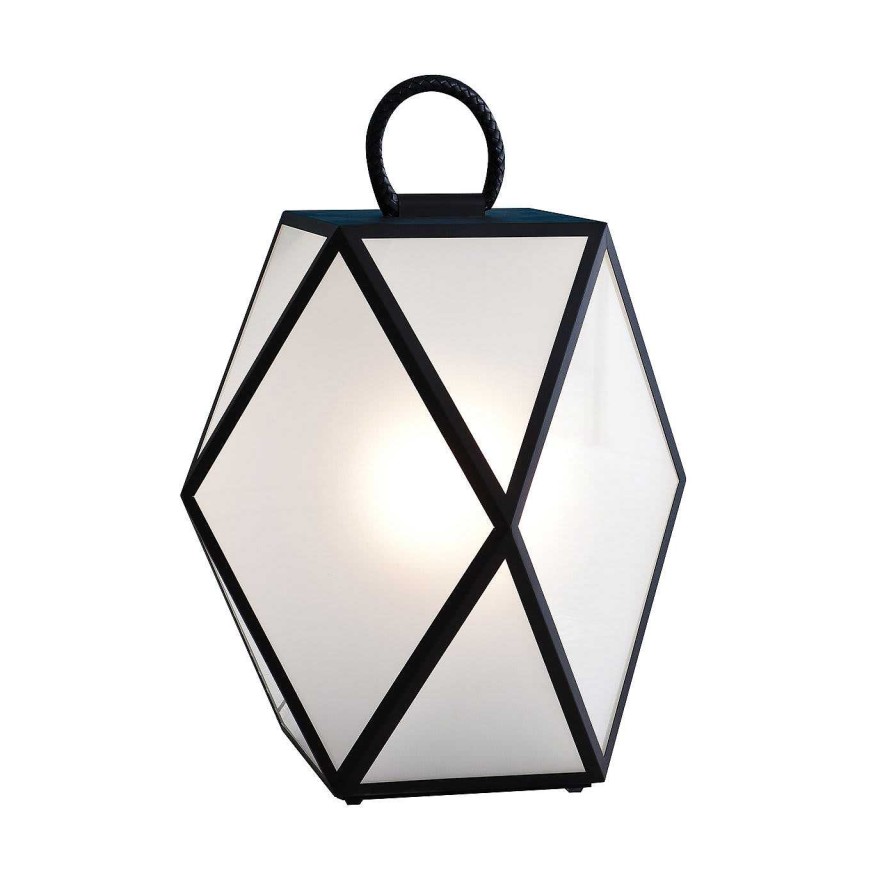 Eclairage Contardi Lighting Lanternes | Lampe A Poser D'Exterieur Muse Black De Tristan Auer