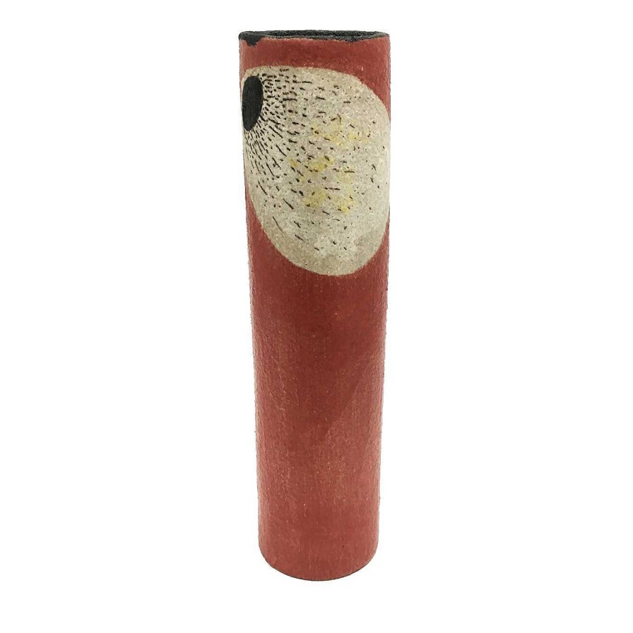 Decoration Pierfrancesco Solimene Vases A Fleurs | Grand Vase Segno Blanc Et Rouge