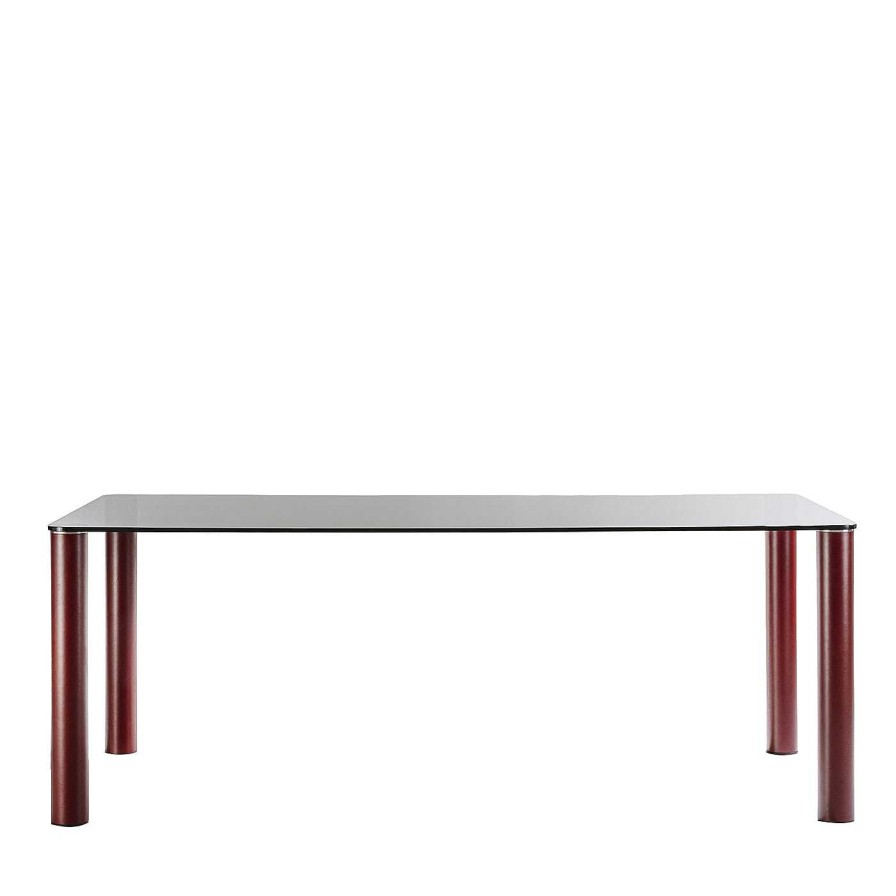 Mobilier Enrico Pellizzoni Tables De Salles A Manger | Table A Manger Fagus Smoked Burgundy