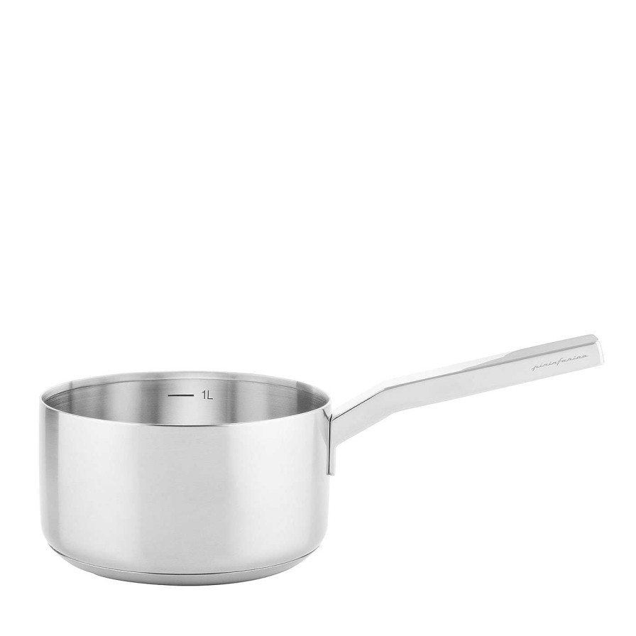 Arts De La Table Mepra Batteries De Cuisine | Casserole A Une Poignee Stile By Pininfarina Avec Couvercle