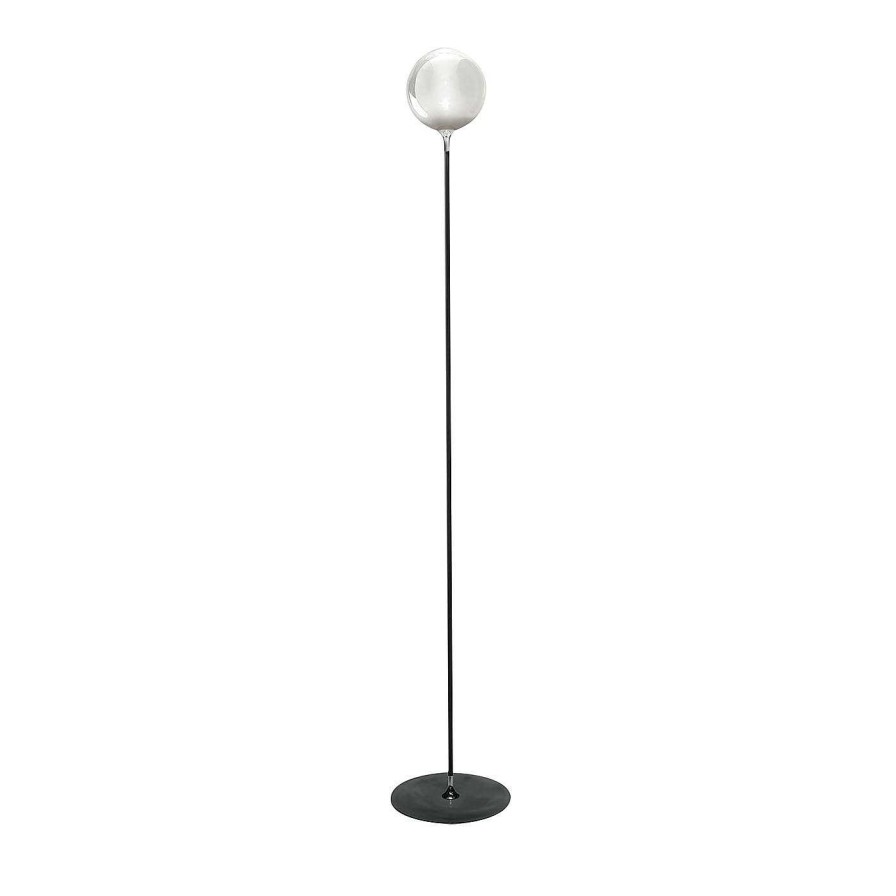 Eclairage Firmamento Milano Lampadaires | Lampadaire Noir Palloncino De Franco Raggi